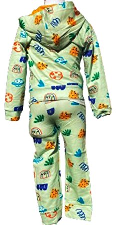 Erkek Çocuk Leopard Pijama Takımı (3'lü)