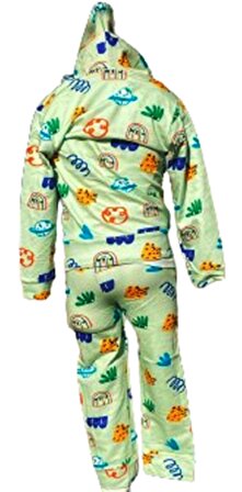 Erkek Çocuk Leopard Pijama Takımı (3'lü)