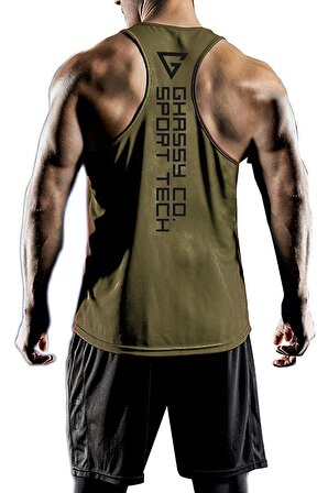 Ghassy Co. Erkek Dry Fit Y-back Gym Fitness Sporcu Atleti GYM-122