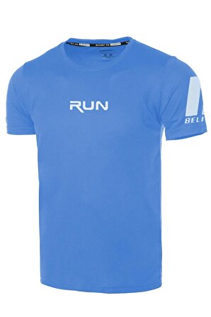 Ghassy Co. Erkek Nem Emici Hızlı Kuruma Performans Running Spor T-shirt