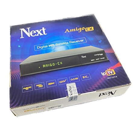 Next Amigo HD CX  Ip Tv & Vod+Tkgs+ Ethernet Girişli Kasalı Full Hd Uydu Cihazı