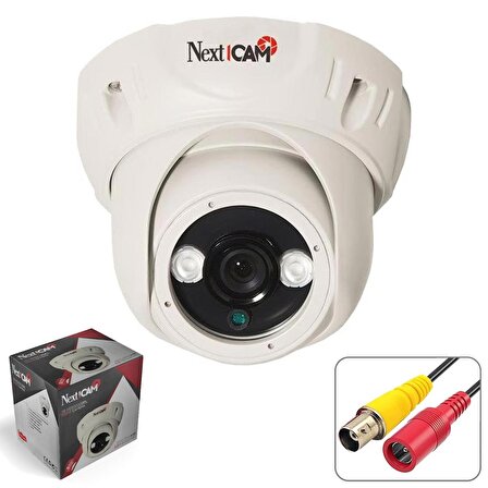 NextCam YE-HD50000DFL 5 Megapiksel HD 1280x720 Dome Güvenlik Kamerası