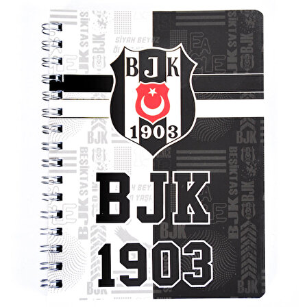 Beşiktaş Bloknot Spiralli Karton Kapak A6 80 YP 461949