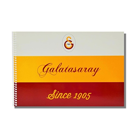 Galatasaray 17x24 15 Yaprak Karton Kapak Spiralli Resim Defteri (463637)