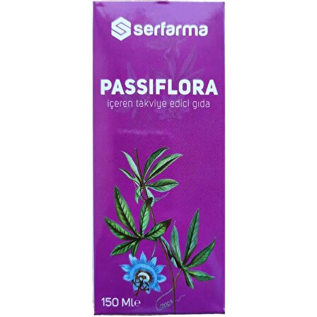 Serfarma Passiflora Şurup 150 ml