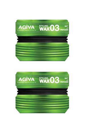 Agiva Wax Saç Şekillendirici 03 175 ml X2