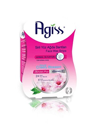 Agiss Natural Cheery Blossom Yüz için Ağda Bandı 24'lü