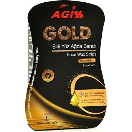 Agiss Gold Yüz için Ağda Bandı 24'lü