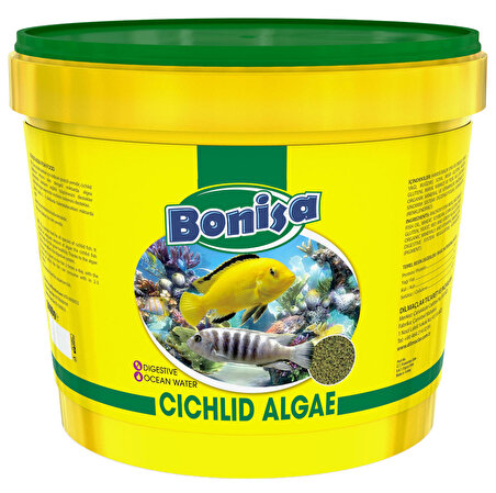 Cichlid Algea 3 Kg Kova Bitkisel İçeriğiyle Balık Yemi