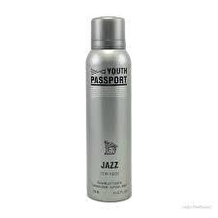 Youth Passport Jazz Pudrasız Erkek Sprey Deodorant 150 ml