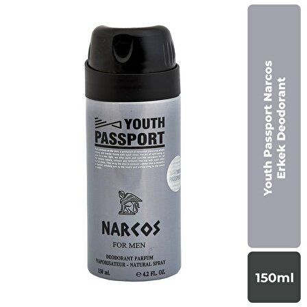 Youth Passport Narcos Pudrasız Erkek Sprey Deodorant 150 ml