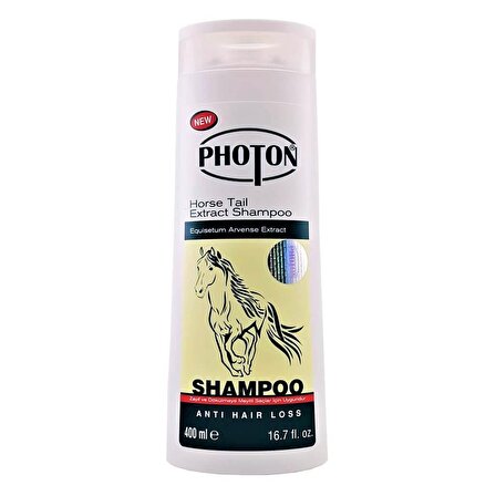 Photon Tüm Saçlar İçin Parlaklık Verici At Kuyruğu Özlü Şampuan 400 ml