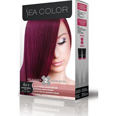 Sea Color Set Boya 4.65 Şarap Kızılı