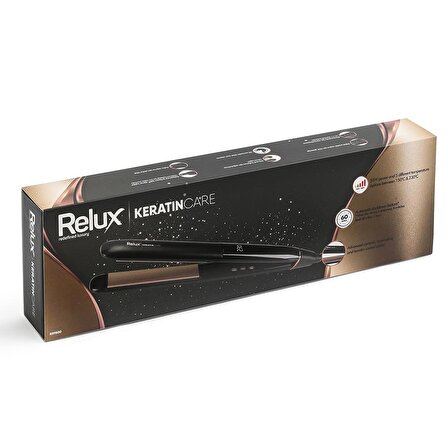 Relux RS9500 KeratinCare Seramik Turmalin Dijital Ekranlı Saç Düzleştirici 