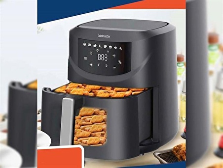 Gold Master GM-7488 Pluscook 7.3 lt Yağsız Airfryer Siyah