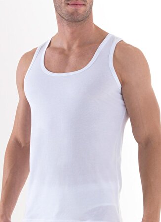 Blackspade Beyaz Erkek İç Giyim Atlet 9504 Aura Singlet