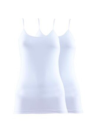 Blackspade Beyaz Kadın İç Giyim Atlet 1591 2li Takim