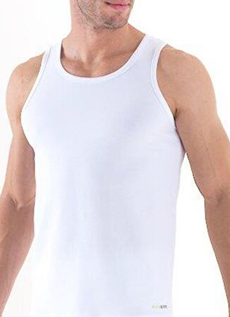 Blackspade Beyaz Erkek İç Giyim Atlet 9678 Tender Cotton