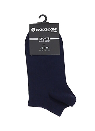 Blackspade Koyu Lacivert Kadın Soket Çorap