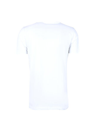 Blackspade Yuvarlak Yaka Düz Beyaz Erkek T-Shirt 9638