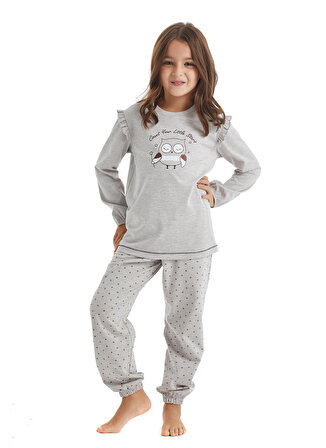 Blackspade Melanj Bej Melanj Kız Çocuk Pijama Takımı 60345