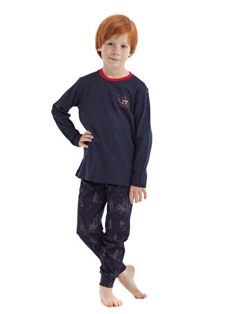 Blackspade Düz Lacivert Erkek Pijama Takımı 40112