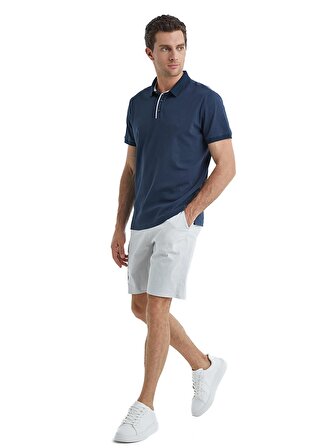 Blackspade Polo Yaka Düz Lacivert Erkek T-Shirt 40527