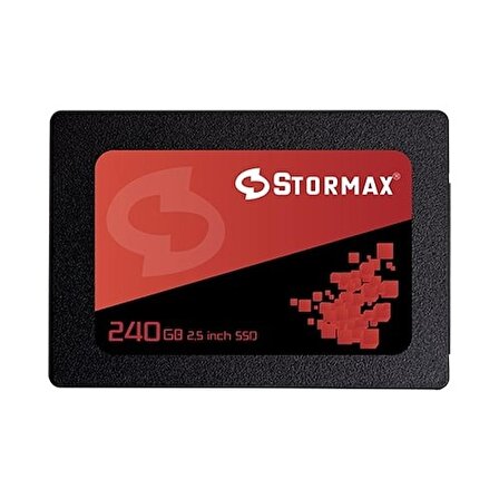 Stormax 240GB 2,5/" Sataııı 530-500MB/S Red Serıes SSD SMX-SSD30RED/240G