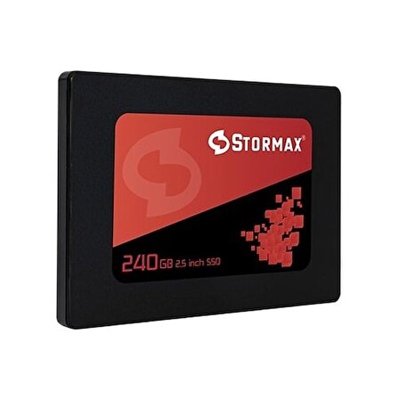 Stormax 240GB 2,5/" Sataııı 530-500MB/S Red Serıes SSD SMX-SSD30RED/240G
