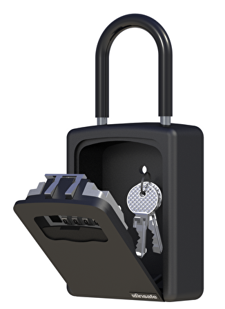 İnsafe ISC802KEY Şifreli Anahtar Kutusu - Anahtar Dolabı - Kasa - Siyah