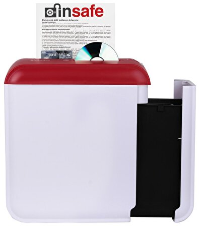 Baove PS820 Evrak İmha Makinesi ve Kağıt Kesme - Cd - Kredi Kartı İmha Makinesi - Çapraz Kesim - 15Litre