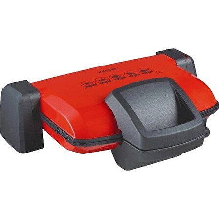 Vestel Sefa T2002 Kırmızı Tost Makinası 1800W