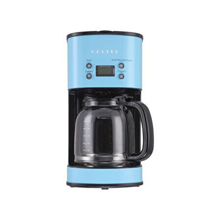 Vestel Retro Filtre Kahve Makinesi Düş Mavisi