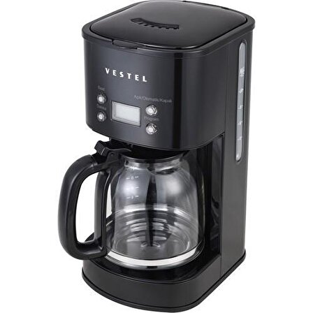 Vestel Retro Siyah Filtre Kahve Makinesi