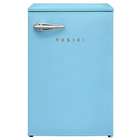 Vestel SB14001 Retro Tezgah Altı Mini Buzdolabı Düş Mavisi