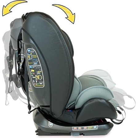 Kanz 0-36 kg 360 Derece Dönen Isofix Oto Koltuğu