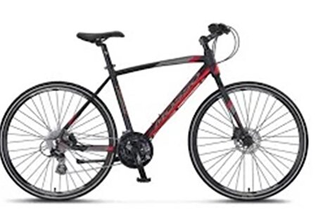 Mosso Legarda-2321-MDM-H 28 Jant 21 Vites 460H Şehir Bisikleti Siyah Kırmızı