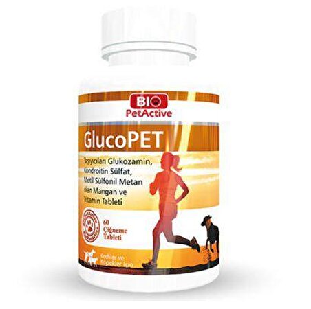 Bio Pet Active Glucopet 60 Tab Eklem Sağlığı Vitamini 90 Gr