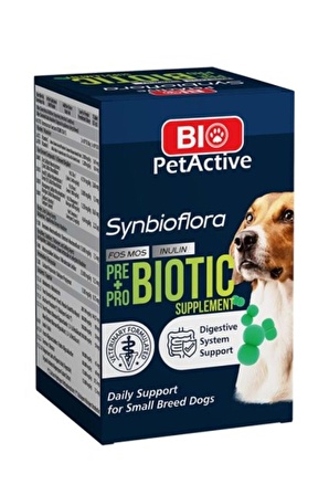 Bio PetActive Synbioflora Probiotic Küçük Irk Köpek 30 Gr 60 Adet