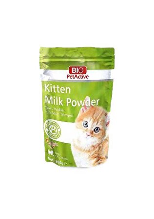Bio PetActive Kitten Milk Powder Yavru Kedi Süt Tozu 200 Gr