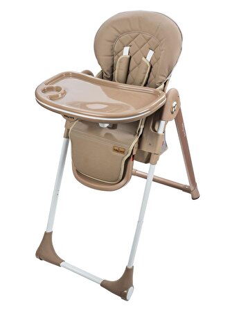 Baby Care 515 Multiflex Katlanır Portatif Mama Sandalyesi Kahverengi 