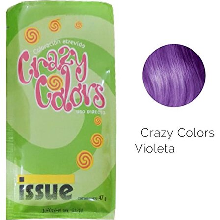 Issue Crazy Colors Yarı Kalıcı Saç Boyası 47 gr Violeta Crazy