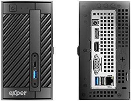 Exper Dex372 120 W Tek Fanlı Siyah ATX Bilgisayar Kasası