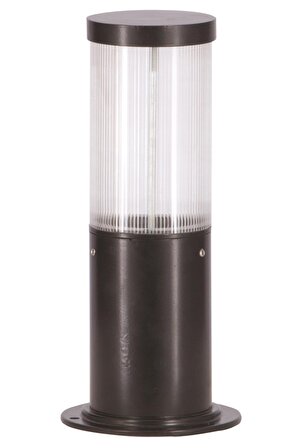 AVONNI BSU-68137-BSY-K Siyah Boyalı Dış Mekan Aydınlatma E27 Aluminyum Polikarbon Cam 10cm