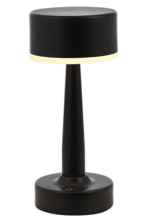 AVONNI ML-64005-BSY Siyah Boyalı Masa Lambası LED Metal Pleksi 11cm