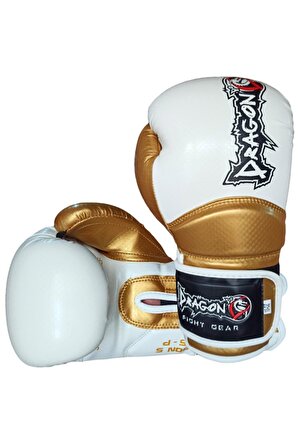 Carbon 5 Muay Thai Boks Ve Kick-boks Eldiveni Beyaz