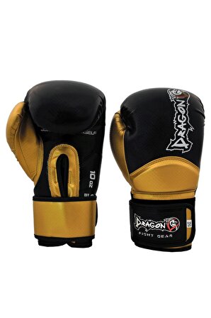 Carbon 5 Muay Thai, Boks Eldiveni Siyah-altın