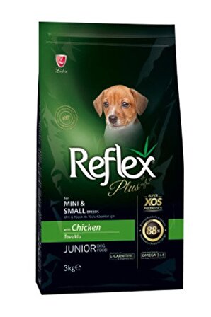 Reflex Plus Tavuklu Mini Irk Yavru Kuru Köpek Maması 3 kg
