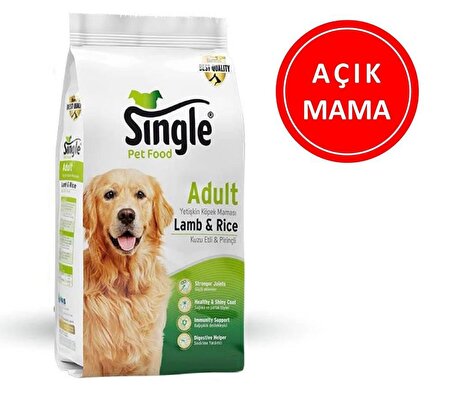 Single Kuzu Etli Köpek Maması 1 kg AÇIK