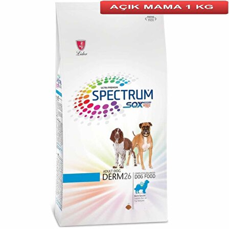 Spectrum Dermo 26 Hassas Derili Balıklı Köpek Maması 1 Kg AÇIK